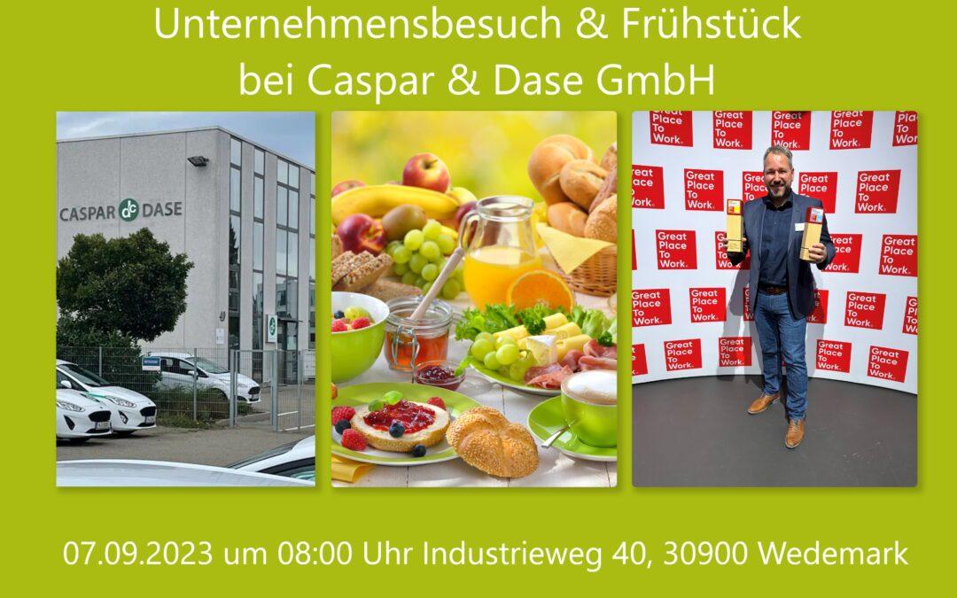 Unternehmensfrühstück und Besuch bei Caspar & Dase
