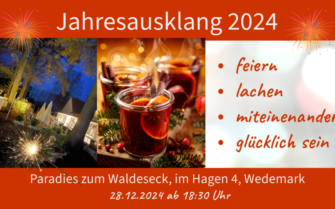 Jahresausklang 2024: Lasst uns feiern 🌟🎉🌟